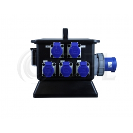 Hire or rent 63 Single Power Rubber Box Distro - Outputs 2 x