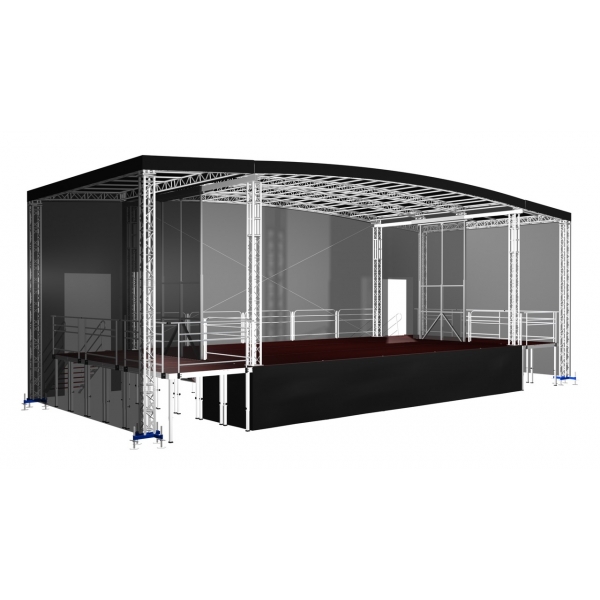 Hire 8m x 6m Mobile Outdoor Trailer Stage