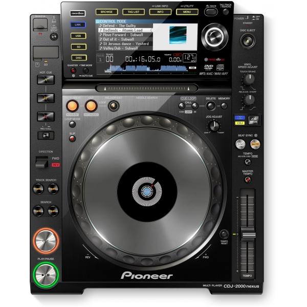 Pioneer CDJ-2000NXS Nexus DJ CD / Media Player Deck