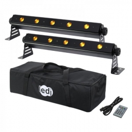 Hire LEDJ Q Batten Pack - 2 LED battens in road bag