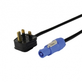 Hire or rent 13a Plug to Powercon Cable