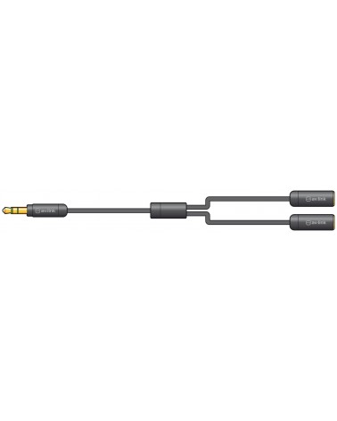 AV Link Precision Splitter Lead - 3.5mm Stereo Jack Plug to 2 x