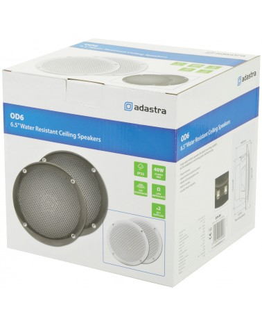 Adastra OD6-B8 OD Series Water Resistant Speakers