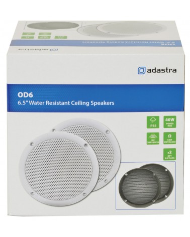 Adastra OD6-W4 OD Series Water Resistant Speakers