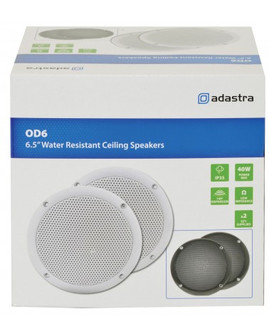 Adastra OD6-W8 OD Series Water Resistant Speakers