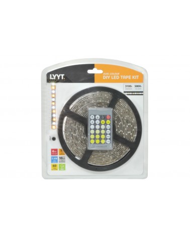 Lyyt DIY-DW120 IP65 DIY LED Tape - 5m Dual Colour