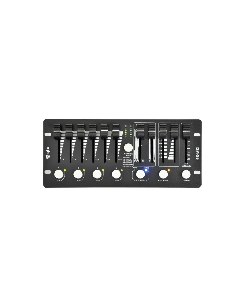 QTX DM-X6 Mini DMX PAR Controller