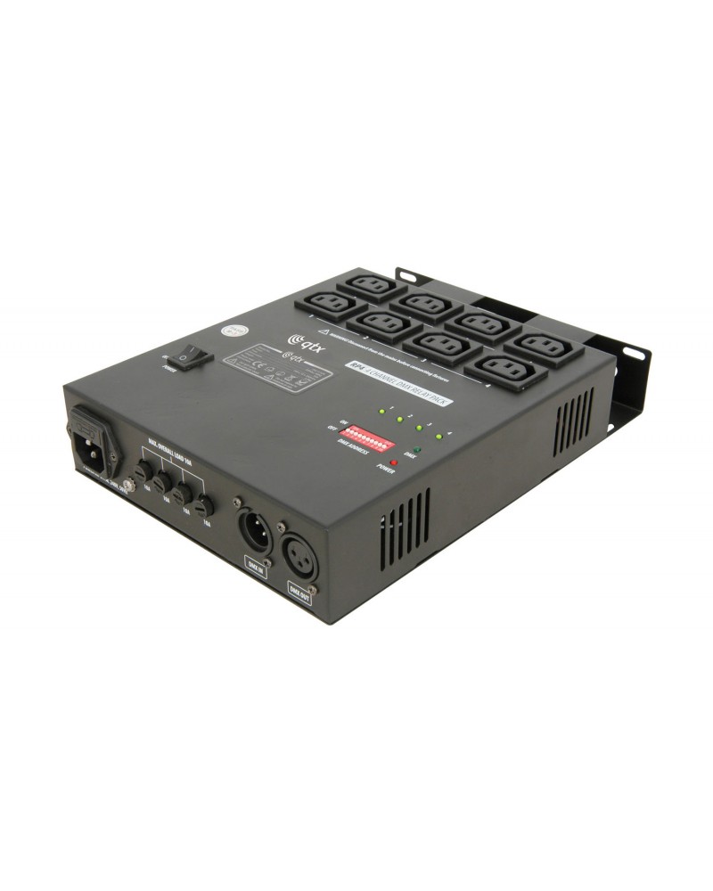 QTX RP4 4 Channel DMX Relay pack