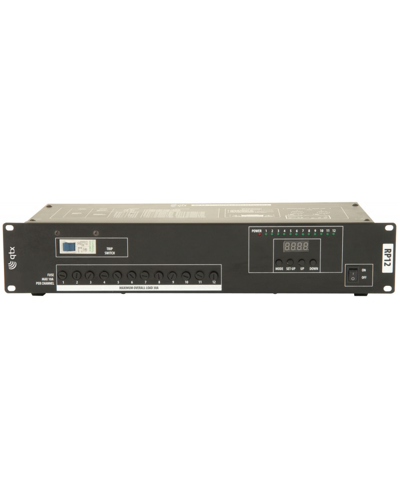 QTX RP12 12 Channel DMX relay pack