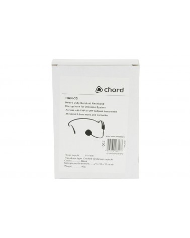 Chord HAN-35 Neckband Microphones for Wireless Systems