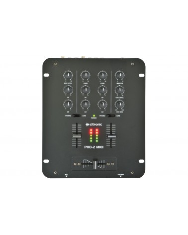 Citronic PRO-2b PPR-2 MkII DJ Mixer 2 Channel