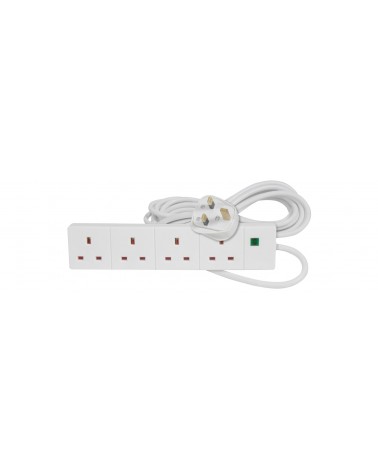 Mercury 4 Gang Extension Leads with Surge Protection