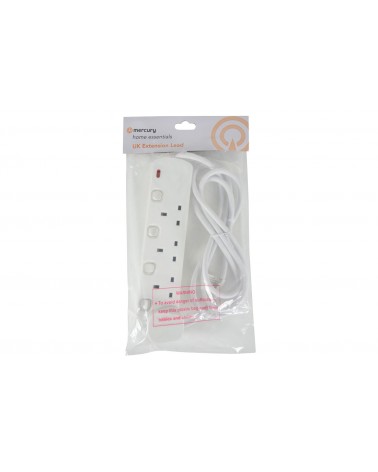Mercury Mercury Home Essentials - UK 4 Gang Switched Extension Lead
