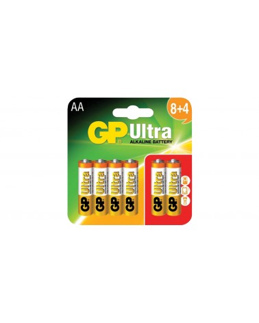 GP Battery GP Ultra Alkaline Batteries (8 + 4)