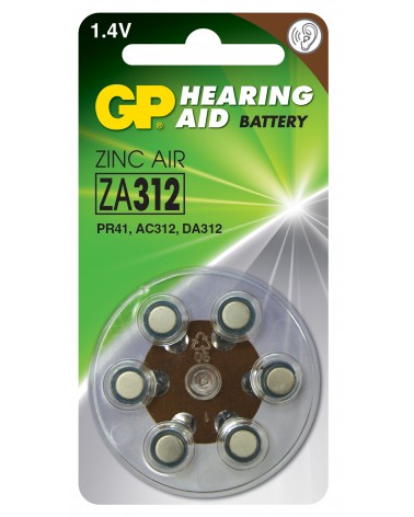 GP Battery GP Zinc Air Hearing Aid Batteries