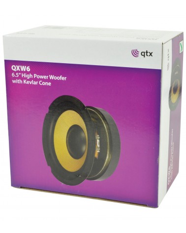 QTX QXW6 High Power Woofers with Aramid Fibre Cone