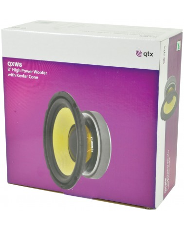 QTX QXW8 High Power Woofers with Aramid Fibre Cone