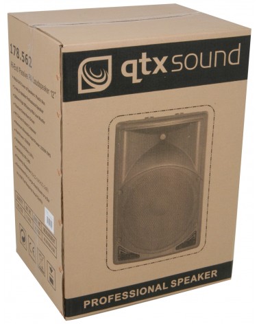 QTX QS12 QS Series Passive Moulded Speaker Cabinets