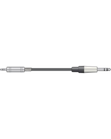Chord S6-3J075 Classic 3.5mm TRS Jack to 6.3mm TRS Jack Leads