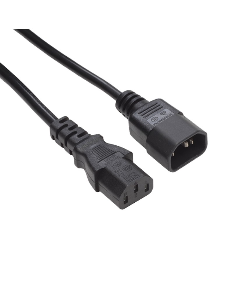 0.5m IEC Male - IEC Female Cable Lead