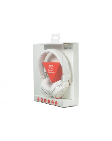 Avlink Wireless Bluetooth® Headphones White
