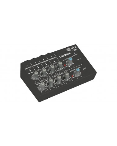 Qtx 4 Stereo Channel Line Level & Instrument Mixer