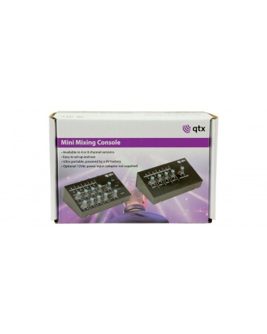 Qtx 4 Channel Mini Microphone Mixer