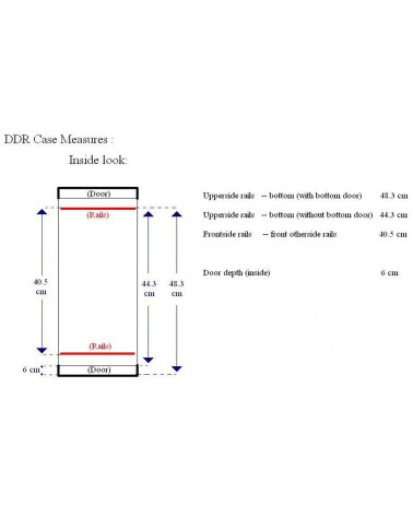 Accu Case ACF-SW/DDR2 Doubledoorrack 19",2 RMS