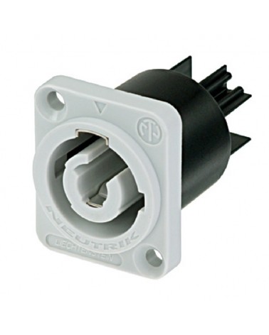 PowerCON B-type Chassis Connector Grey NAC3MPB-1