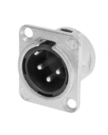 XLR 3-Pin Male Chassis Connector NC3MDL1