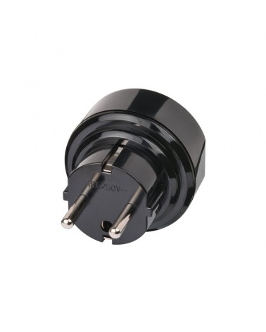Black Euro Plug Adaptor