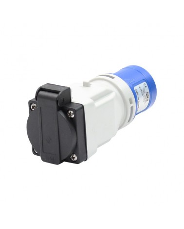 16A 230V 2P+E Plug to 13A Socket Adaptor(9433103)