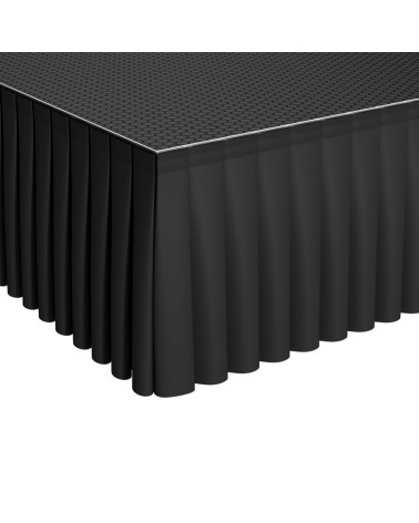 GT Stage Deck Polyester Skirt 20 x 105cm Pleated
