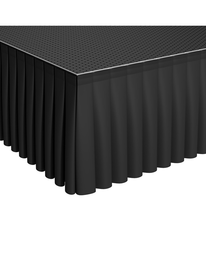 GT Stage Deck Polyester Skirt 100 x 105cm Pleated