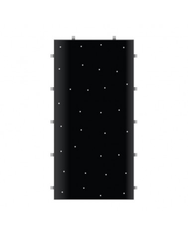 Black Starlit 2ft x 4ft Dance Floor Panel
