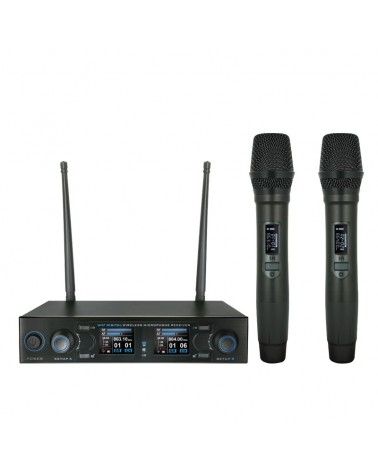 DM 800H Twin Handheld UHF System (863.0Mhz-865.0Mhz)