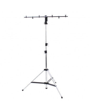 3 Section Chrome Lighting Stand