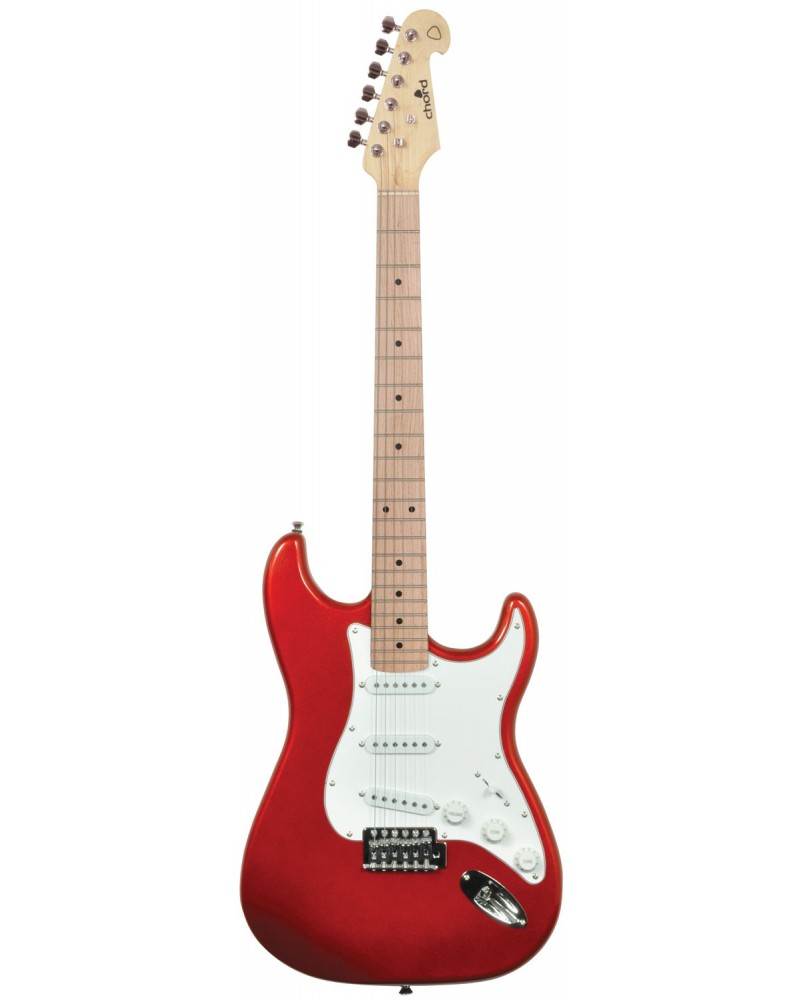 Chord CAL63M Guitar Metallic Red
