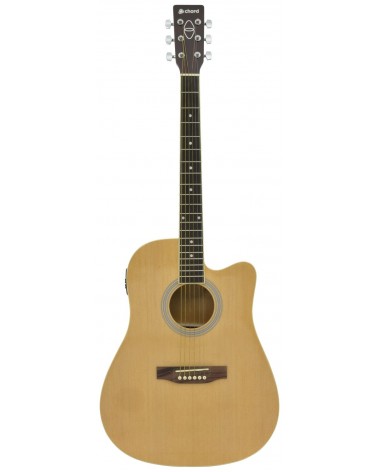 Chord CW26CE electro western guitar - natural