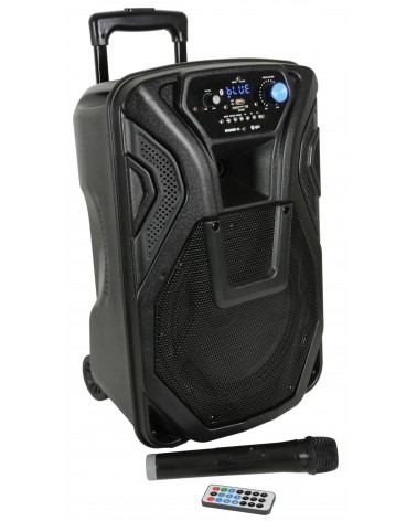 Qtx Busker-10 PA + 1 x VHF mics + USB/SD/FM/BT