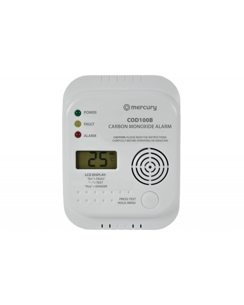 Mercury COD100B Carbon Monoxide Alarm