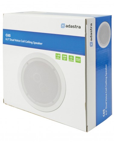 Adastra 6.5" Dual voice coil ceiling speaker with dual tweeters