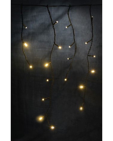 Lyyt 240 LED Indoor Icicle String Lights with Timer Control WW