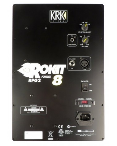 KRK Rokit RP8 G2 Replacement Amplifier Board / Back Panel