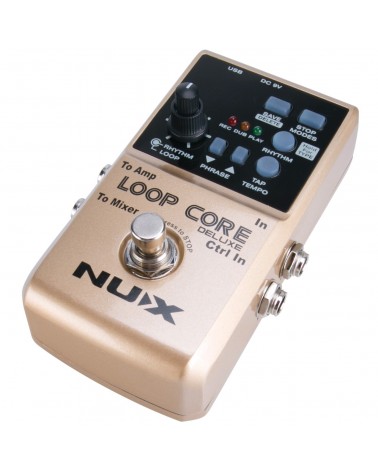 Nux Loop Core Deluxe 24-bit Looper Pedal Bundle