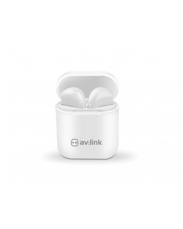 Avlink True Wireless Earphones & Power Case White