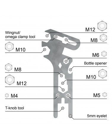 Wingnut Spanner Multi-tool