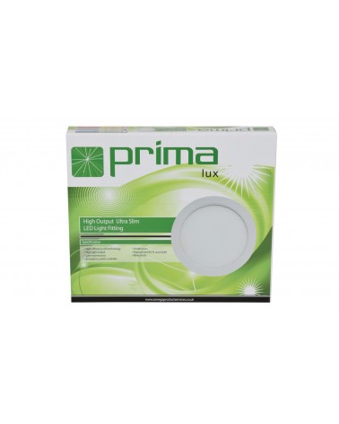 Primalux LED Downlight 160mm White Trim 12W 880lm 6000K