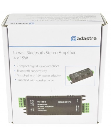 Adastra In-wall Stereo Bluetooth Amplifier 4x15W