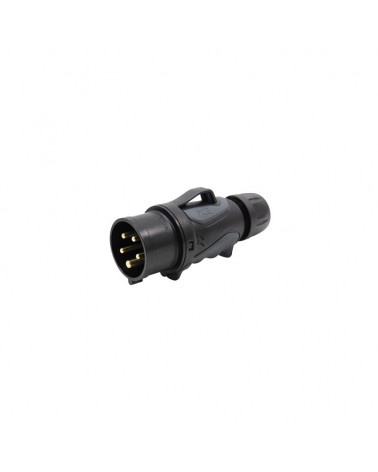 16A 415V 3P+N+E Black Plug (0153-6x)